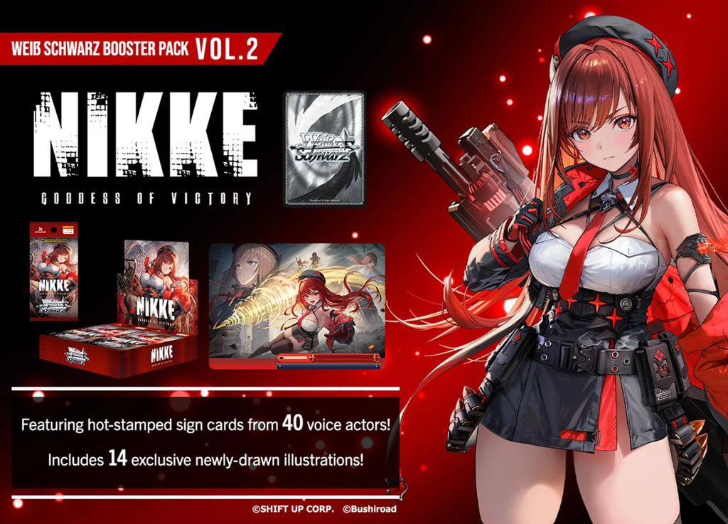 NIKKE: Goddess of Victory 初版ヴァイスシュヴァルツ2箱 401 Games Canada - Weiss Schwarz - Nikke: Goddess of Victory