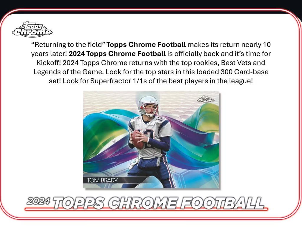 401 Games Canada - 2024 Topps Chrome Football Hobby Box