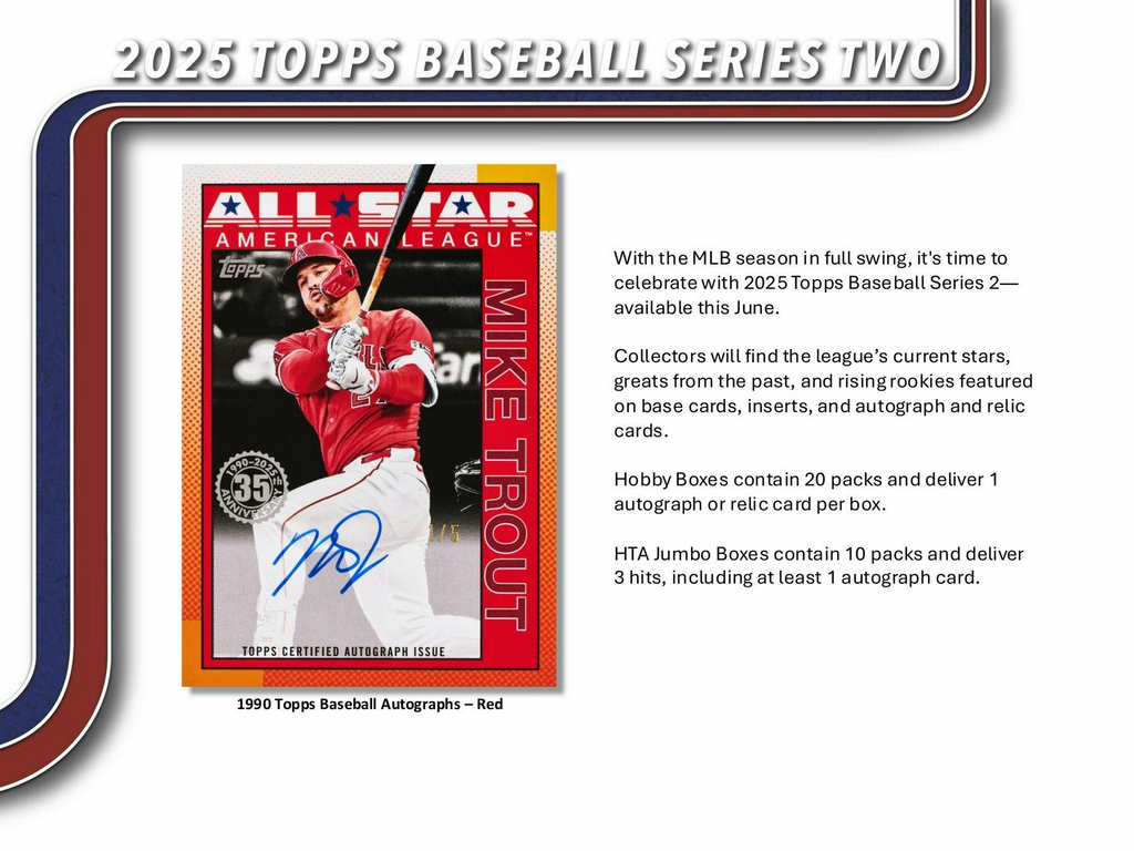 401 Games Canada - 2025 Topps Series 2 Baseball Hobby Box