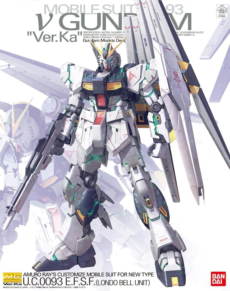 MG RX-93 ν ガンダム Ver.Ka 1/100 401 Games Canada - Bandai: Gunpla - MG - #163 RX-93 ν Gundam (Ver