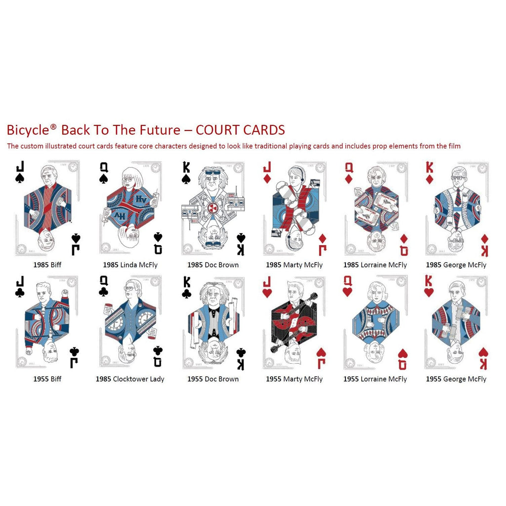 401 Games Canada - Bicycle Playing Cards - Back to the Future