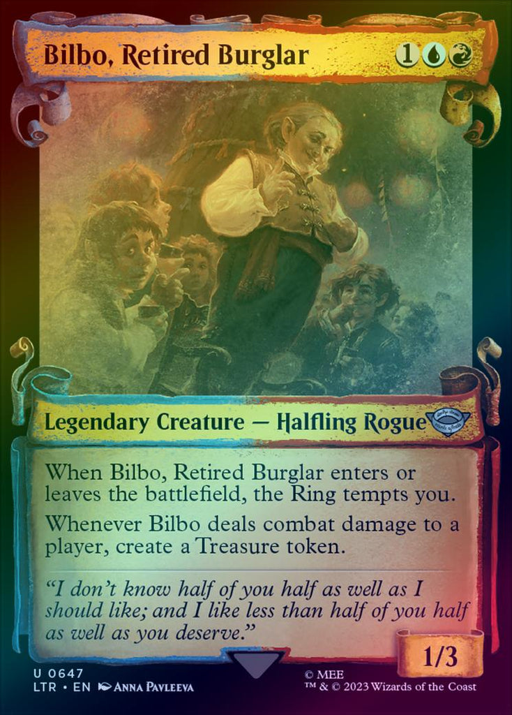401 Games Canada - Bilbo, Retired Burglar - Scroll Showcase (Foil) (LTR)