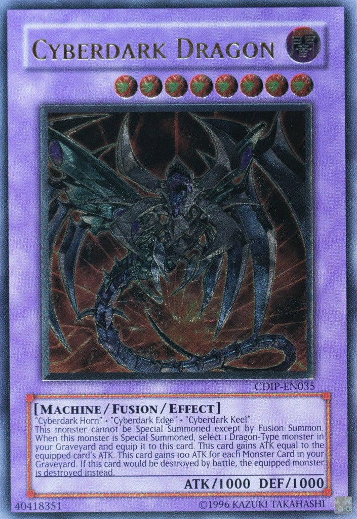 yugioh card cyberdark dragon 401 Games Canada - Cyberdark Dragon - CDIP-EN035 - Ultimate Rare