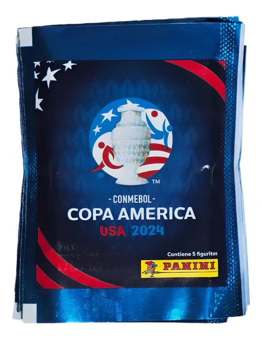 Panini Copa America 2021 Sticker Box - Factory Sealed - 50 Packs / 250 Stickers