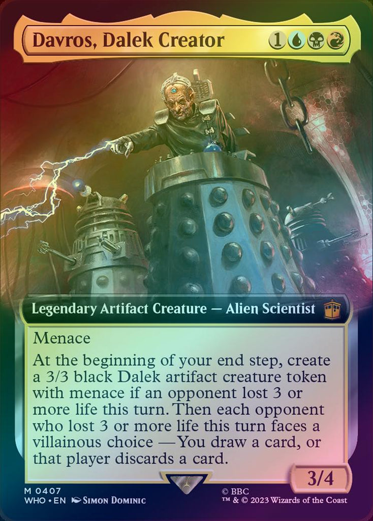 401 Games Canada - Davros, Dalek Creator