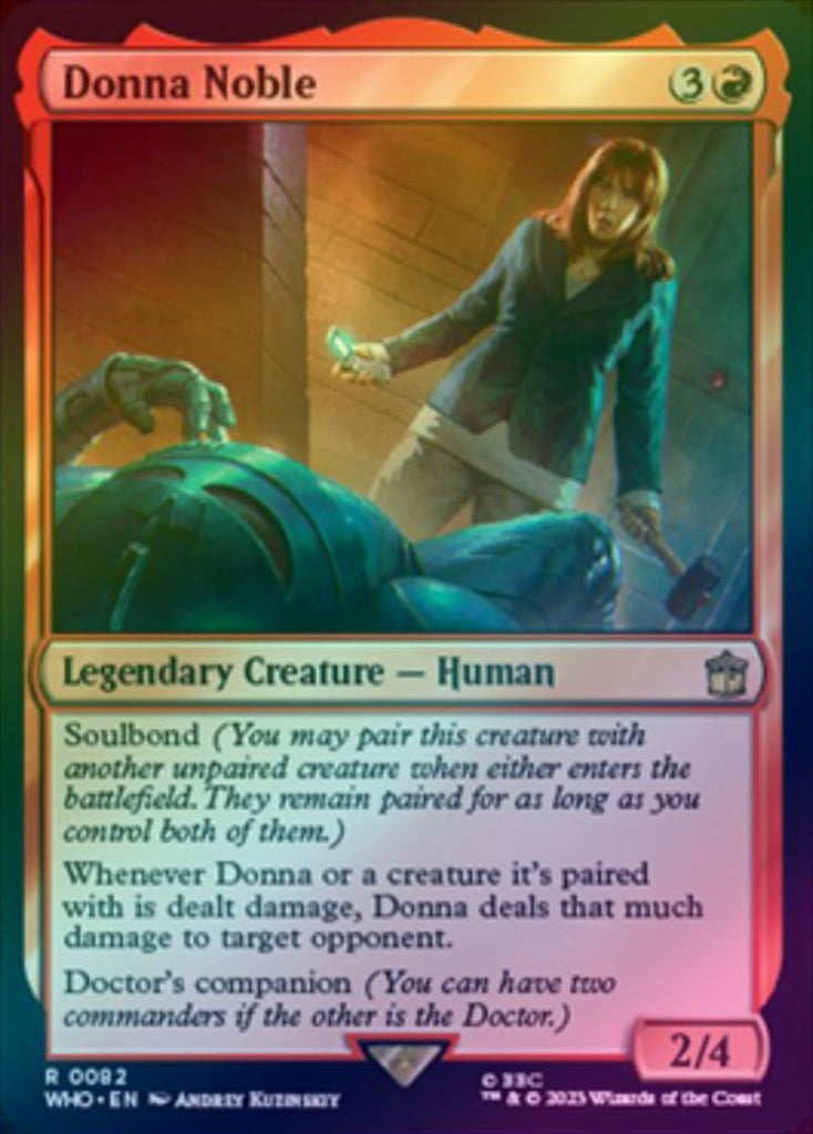 donna noble mtg card Payback // Commander (Donna and The Tenth Doctor) deck list // Moxfield MTG Deck Builder Donna Noble (Extended Art) (Surge