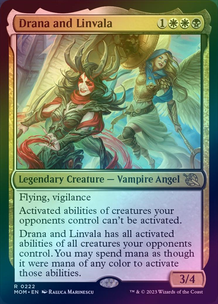 401 Games Canada - Drana and Linvala (Foil) (MOM) 401 Games Canada - Drana and Linvala (Foil) (MOM)