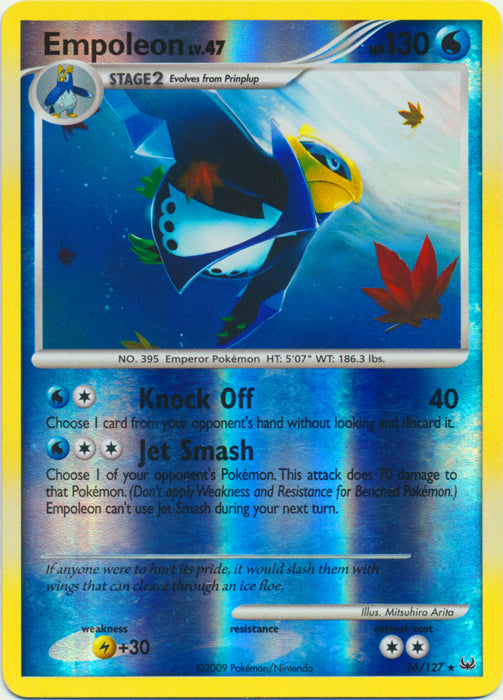 401 Games Canada Empoleon 26/127 Rare Reverse Holo