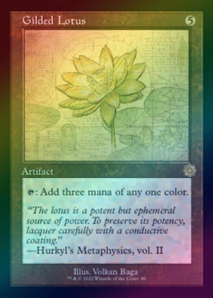 thumbnail image 2 of Gilded Lotus MTG – Multiple Sets & Finishes – Commander, Vintage, Retro Foil – Near Mint 2 of 4