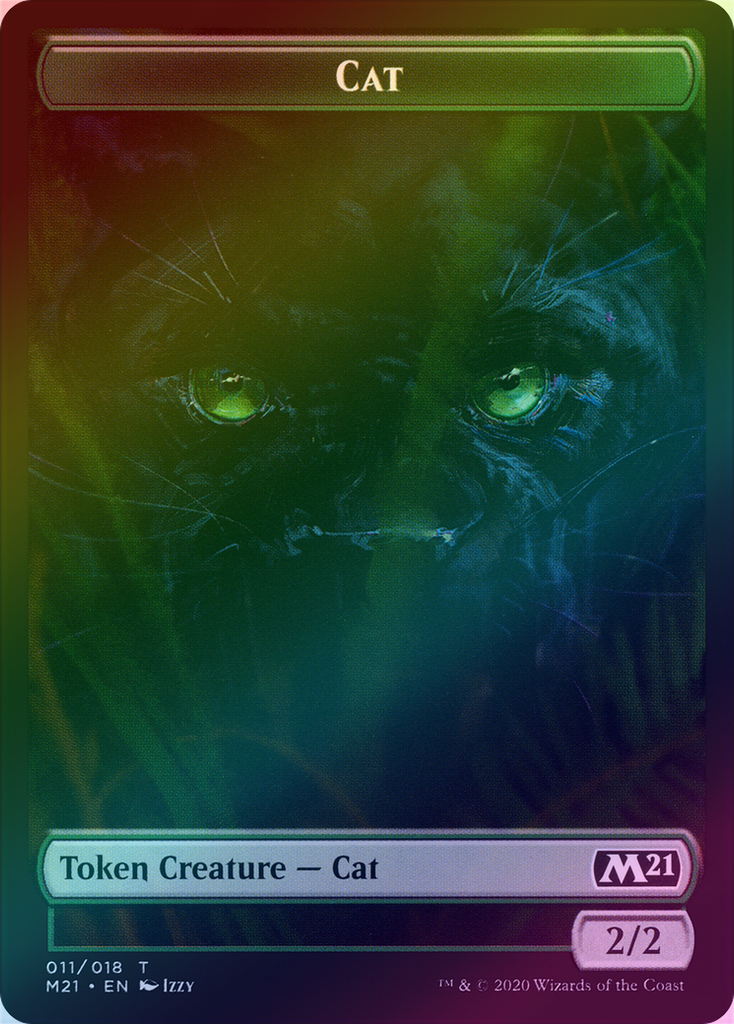 Goblin Wizard // Cat (011) Token (Foil) (TM21)