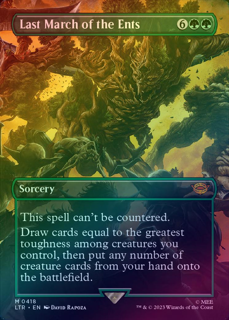 401 Games Canada - Last March of the Ents - Borderless Scene (Foil) (LTR) 401 Games Canada - Last March of the Ents - Borderless Scene (Foil) (LTR)