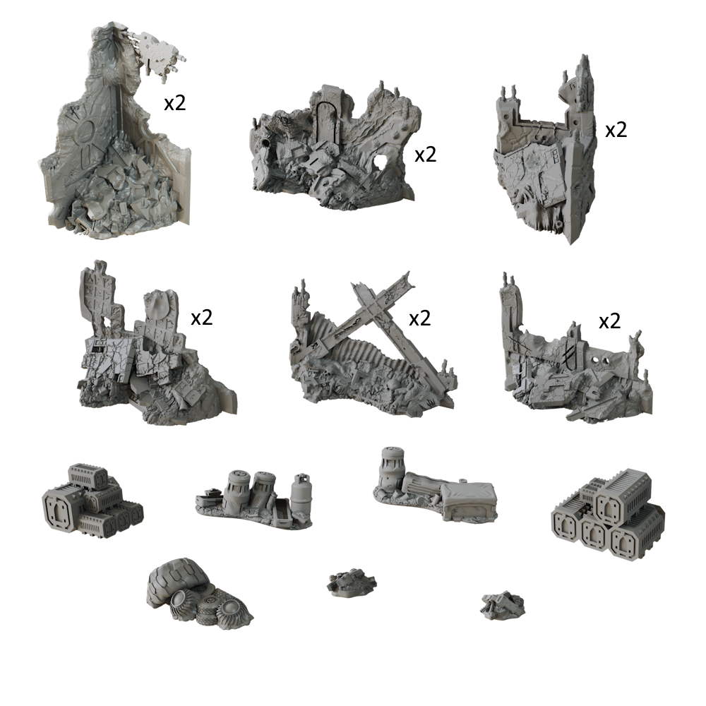 401 Games Canada Mantic Terrain Crate Deadzone Ruins (PreOrder)