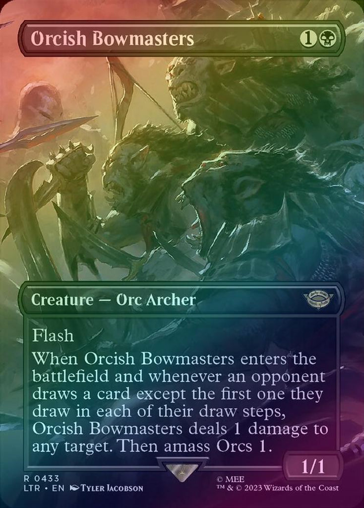 マジック：ザ・ギャザリング Orcish Bowmasters Foil 401 Games Canada - Orcish Bowmasters - Borderless Scene (Foil) (LTR)