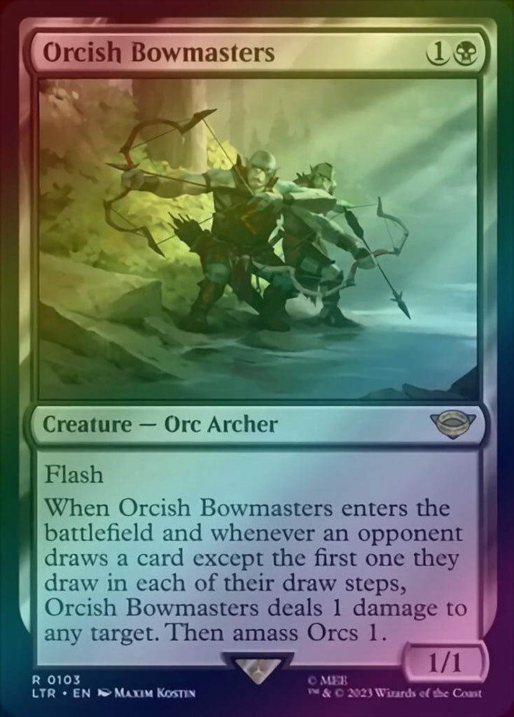 マジック：ザ・ギャザリング Orcish Bowmasters Foil 401 Games Canada - Orcish Bowmasters (Foil) (LTR)