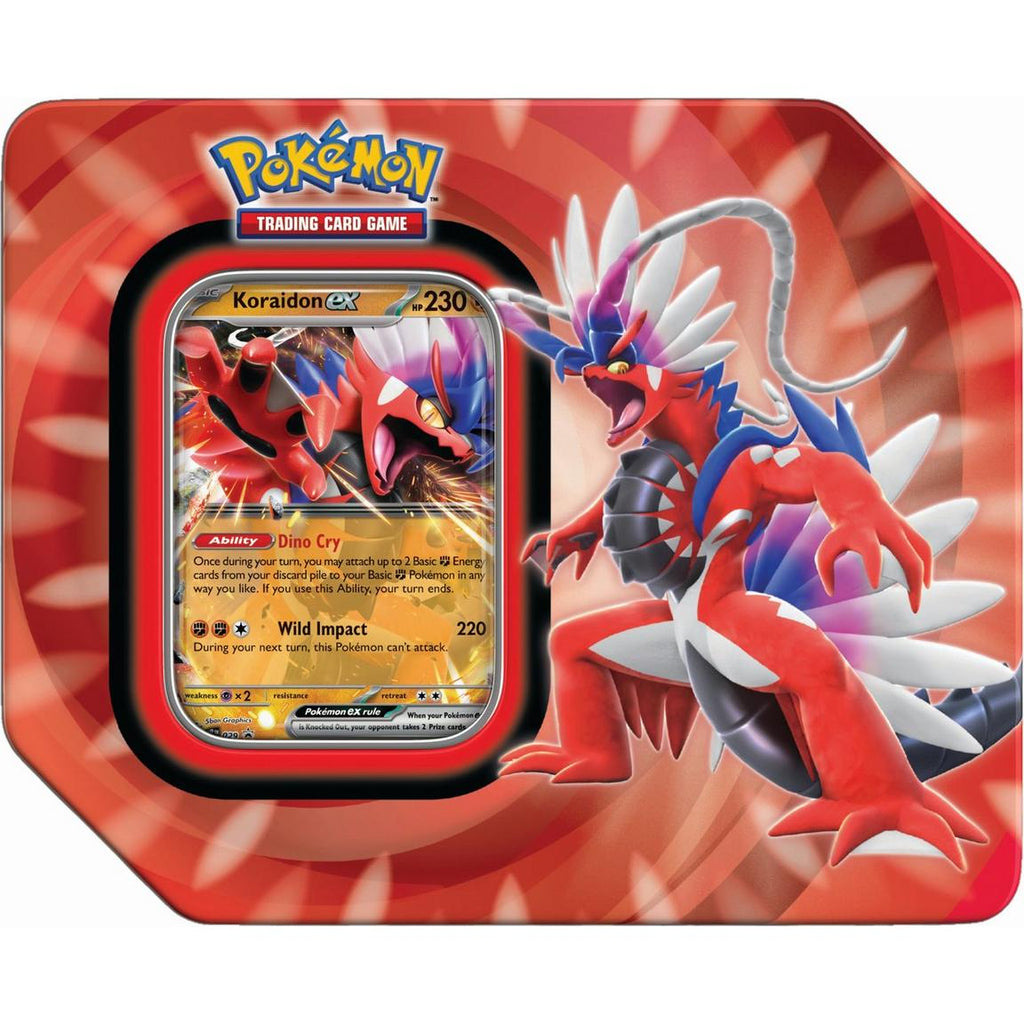 Pokémon TCG: Paldea Legends Koraidon ex / Miraidon ex Tin (Paldea