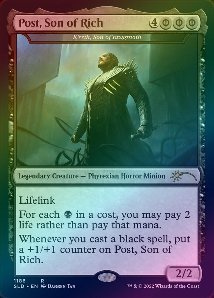 post mtg card 401 Games Canada - Post, Son of Rich (K'rrik, Son of Yawgmoth)