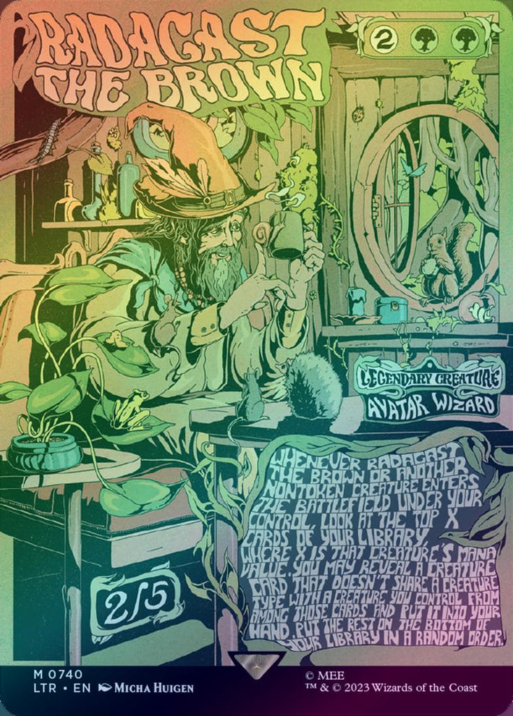 Radagast the Brown - Borderless Poster (Foil) (LTR)