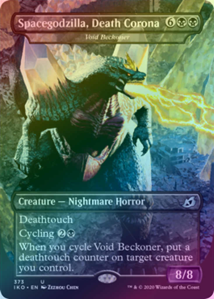 401 Games Canada - Spacegodzilla, Death Corona - Void Beckoner (Godzilla Series) (Foil) (IKO) 401 Games Canada - Spacegodzilla, Death Corona - Void Beckoner (Godzilla Series) (Foil) (IKO)