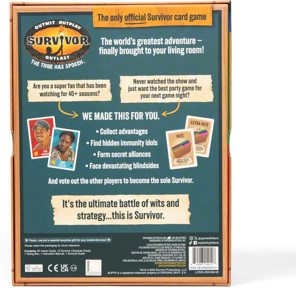 401 Games Canada - Survivor: The Tribe Has Spoken
