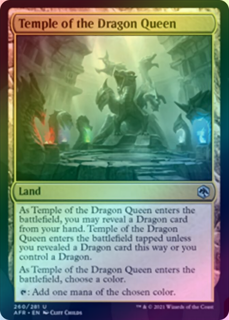 temple of the dragon queen foil