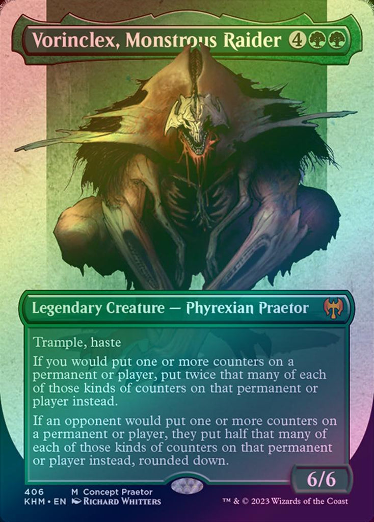 Magic: The authentic Gathering Vorinclex, Monstrous Raider Concept Praetor Foil