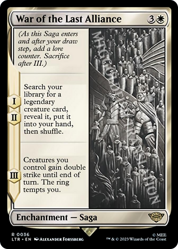 401 Games Canada War of the Last Alliance (LTR)