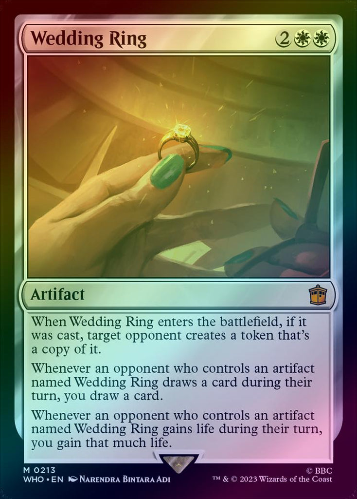 401 Games Canada - Wedding Ring (Foil) (WHO) 401 Games Canada - Wedding Ring (Foil) (WHO)