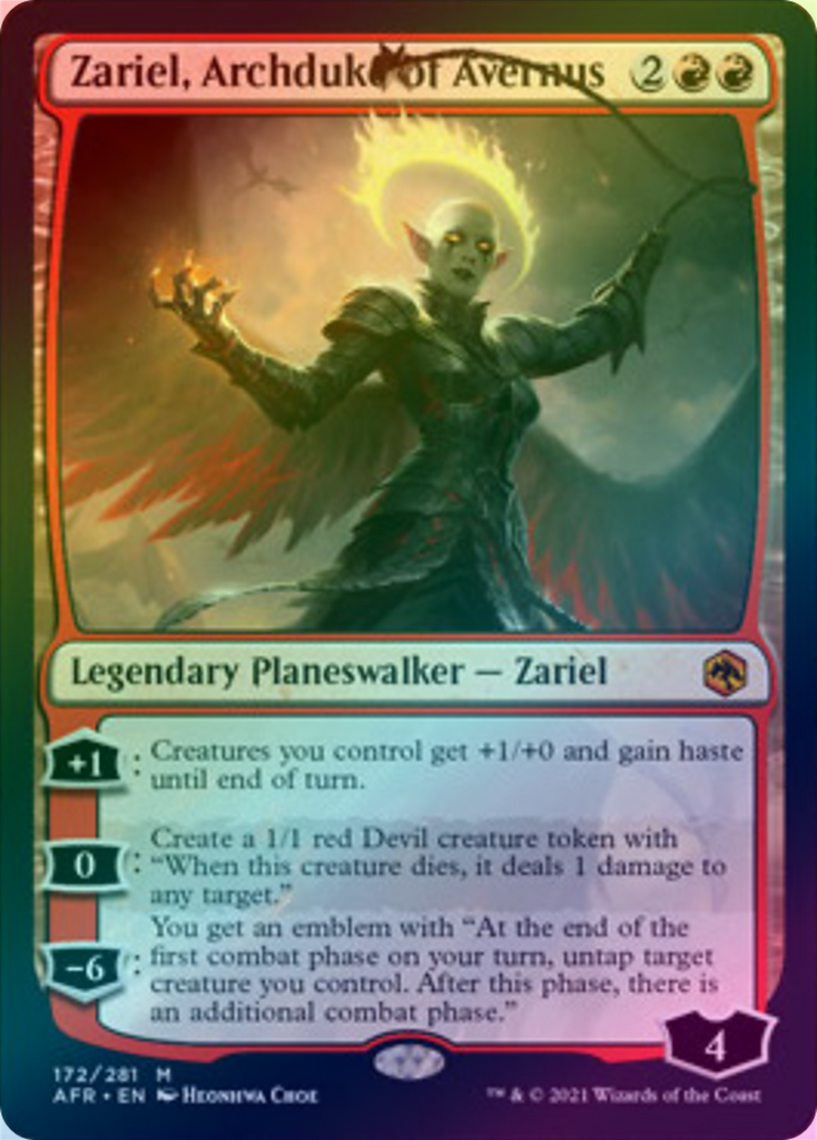 zariel mtg card Zariel, Archduke of Avernus (foil)
