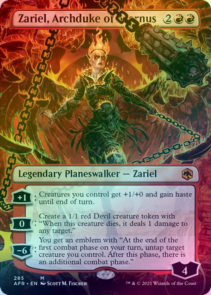 zariel mtg card Zariel, Archduke of Avernus Borderless  Proxy R Us After this phase TCCG 9 NOT PSA Zariel