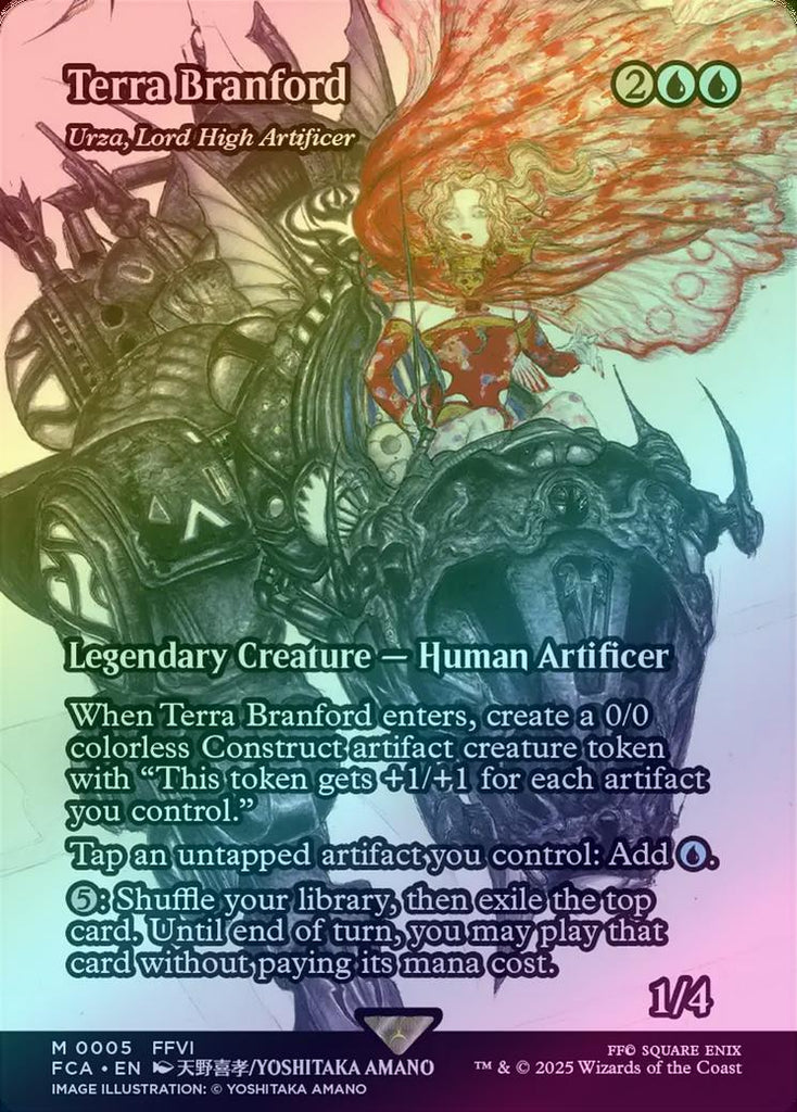 ティナ・ブランフォード/Terra Branford　foil 401 Games Canada - Terra Branford // Urza, Lord High