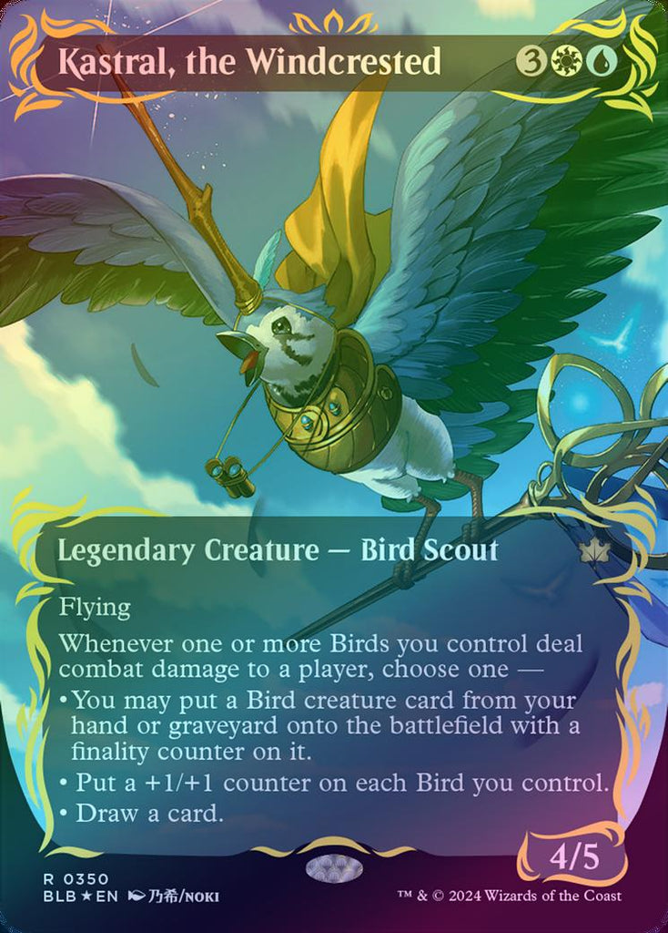 401 Games Canada - Kastral, the Windcrested - Borderless (Raised