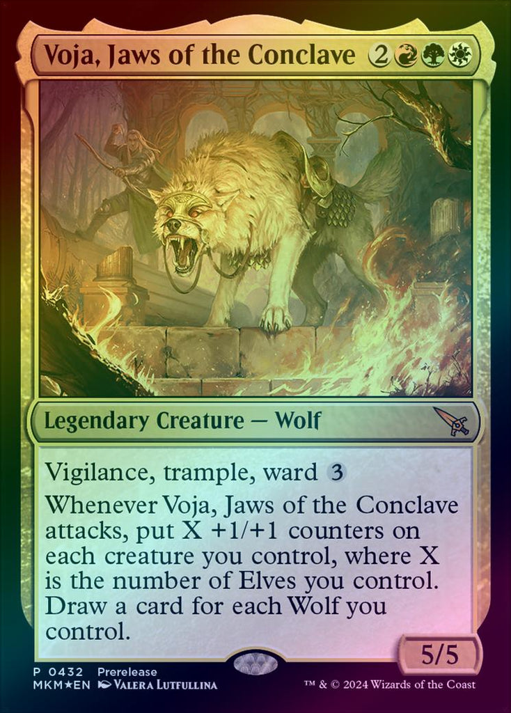401 Games Canada - Voja, Jaws of the Conclave - Prerelease Promo (Foil) (MKM) 401 Games Canada - Voja, Jaws of the Conclave - Prerelease Promo (Foil) (MKM)