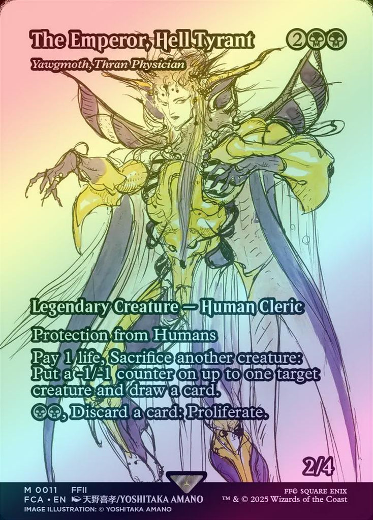 MTG FOIL 英語 The Emperor, Hell Tyrant 401 Games Canada - The Emperor, Hell-Tyrant // Yawgmoth, Thran