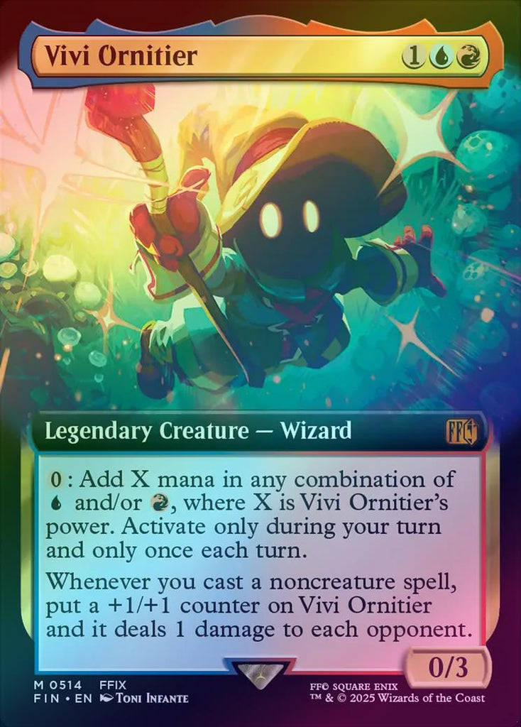 マジック：ザ・ギャザリング Vivi Ornitier 英語版　非foil 401 Games Canada - Vivi Ornitier - Extended Art (Foil) (FIN)