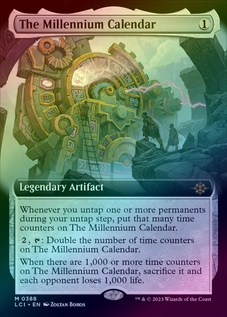 401 Games Canada - The Millennium Calendar - Extended Art (Foil) (LCI)