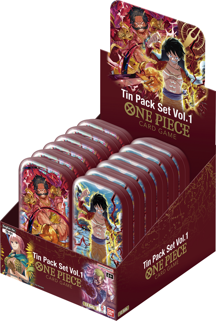 401 Games Canada - One Piece Card Game - TS01 Tin Pack Set Vol.1