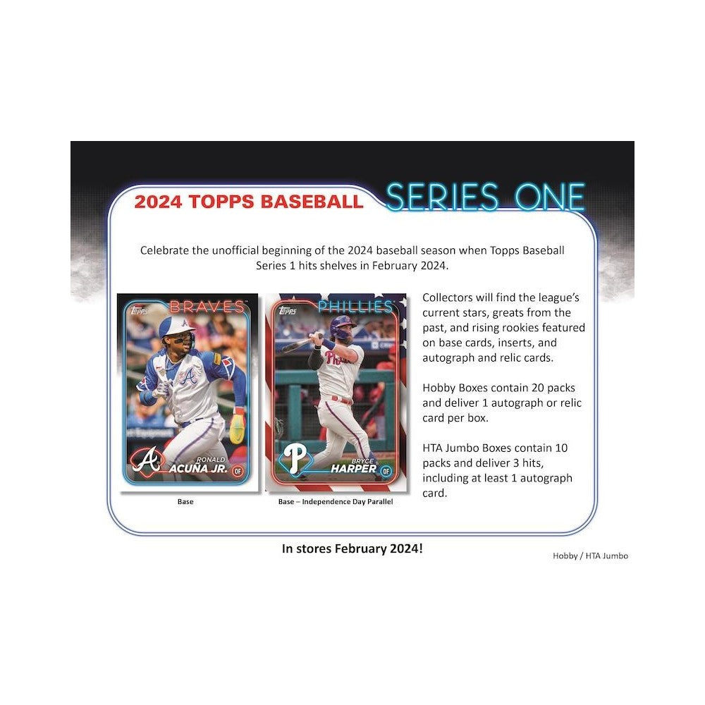 401 Games Canada 2024 Topps Series 1 Baseball Hobby Box