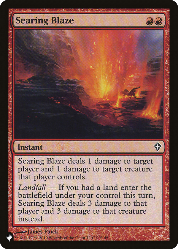 Searing Blaze - WWK Reprint (PLST)
