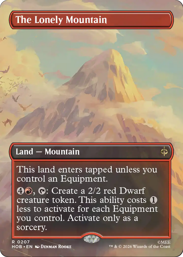 The Lonely Mountain - Borderless Scene (HOB) (Pre-Order)