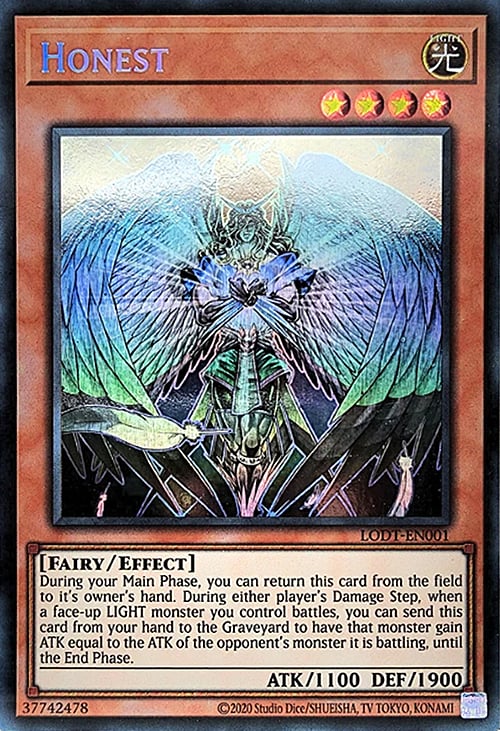 Honest (2020 Date Reprint) - LODT-EN001 - Ghost Rare