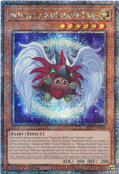 Winged Kuriboh LV6 - BLTR-EN001 - Quarter Century Secret Rare - 1st Edition