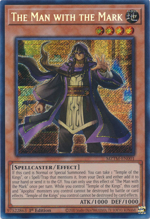 The Man with the Mark - MZTM-EN001 - Secret Rare - 1st Edition