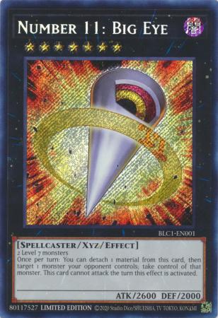 Number 11: Big Eye - BLC1-EN001 - Secret Rare - Limited Edition