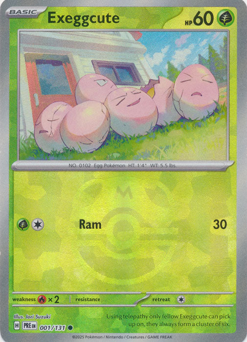 Exeggcute (Master Ball Pattern) - 001/131 - Common