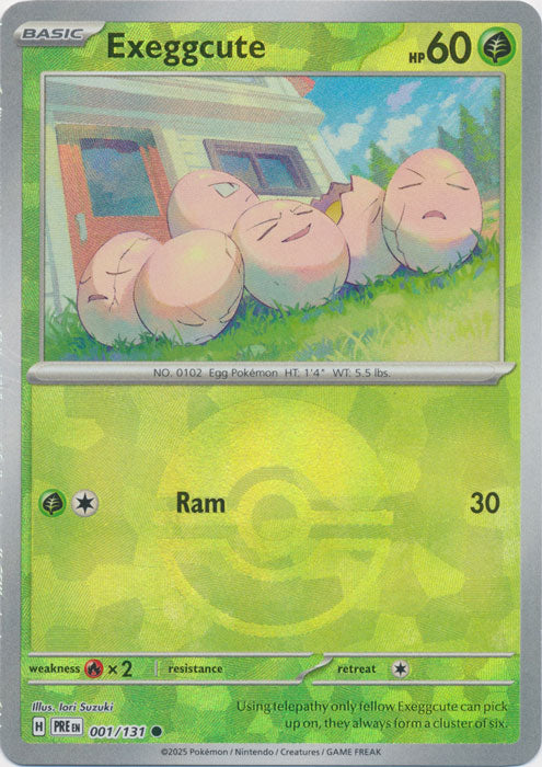 Exeggcute (Poke Ball Pattern) - 001/131 - Common