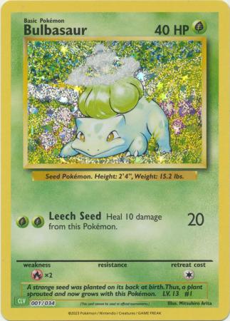 Bulbasaur - 001/034 - Holo Promo