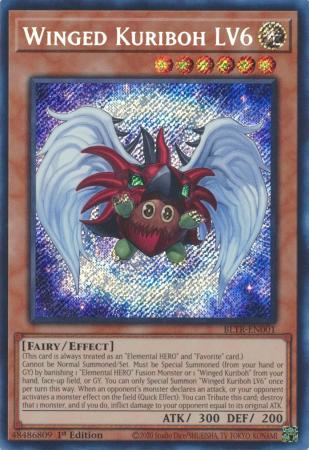 Winged Kuriboh LV6 - BLTR-EN001 - Secret Rare - 1st Edition