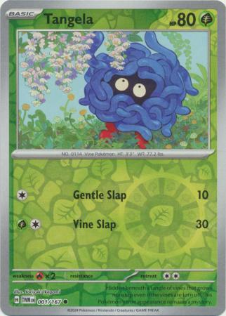 Tangela - 001/167 - Common - Reverse Holo