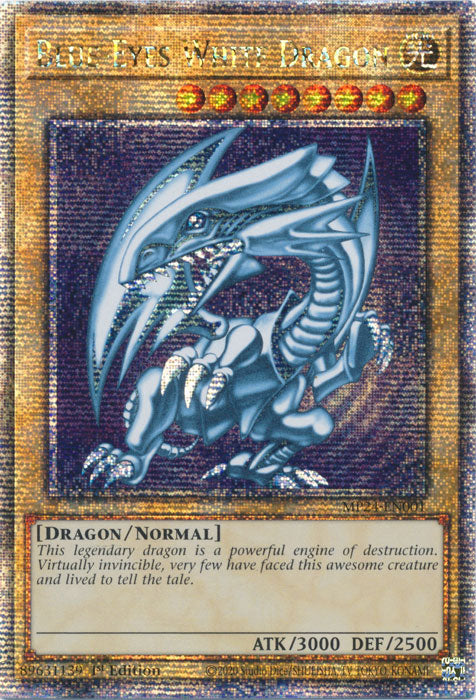 Blue-Eyes White Dragon - MP24-EN001 - Quarter Century Secret Rare - 1st Edition