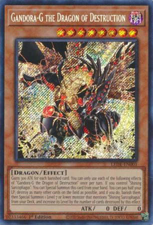 Gandora-G the Dragon of Destruction - LEDE-EN001 - Secret Rare - 1st Edition